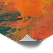 mehrfarbiges abstraktes Bild Poster (Ecke)