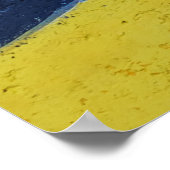 mehrfarbiges abstraktes Bild Poster (Ecke)