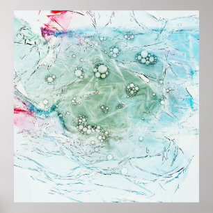 mehrfarbiges abstraktes Kunstwerk Poster