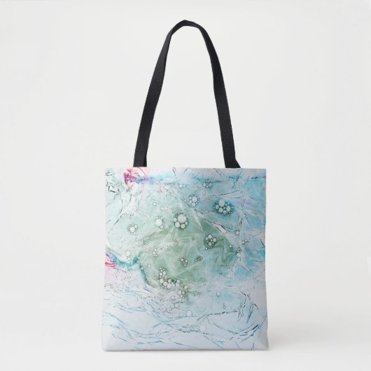mehrfarbiges abstraktes Kunstwerk Tasche (Vorderseite)