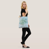 mehrfarbiges abstraktes Kunstwerk Tasche (Am Model)