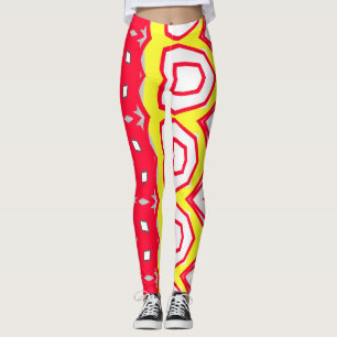 Mehrfarbiges abstraktes Muster "Ratti_Creative_Art Leggings