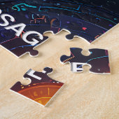 Mehrfarbiges Abstraktes Zodiac Puzzle (Seite)