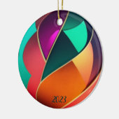 Mehrfarbiges Ball Metallic Shinny Ornament (Links)