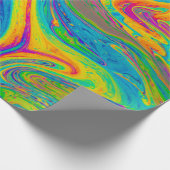 mehrfarbiges Bild Geschenkpapier (Ecke)