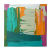 Mehrfarbiges Bild mit frei stehenden Ausdrücken Fliese (Vorderseite)