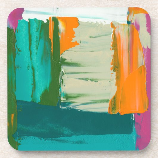 Mehrfarbiges Bild mit frei stehenden Ausdrücken Getränkeuntersetzer (Vorderseite)