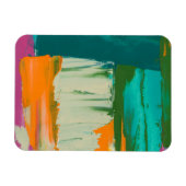 Mehrfarbiges Bild mit frei stehenden Ausdrücken Magnet (Horizontal)