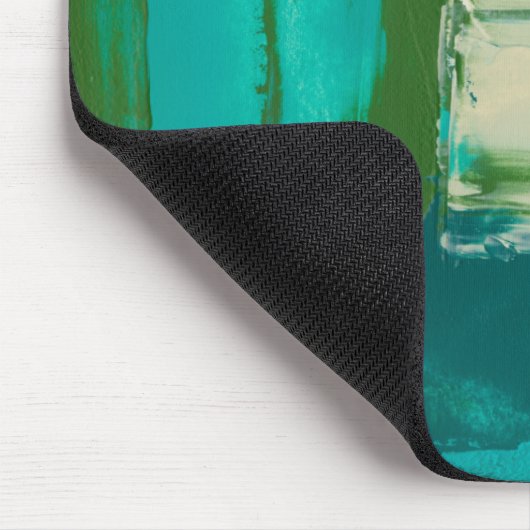 Mehrfarbiges Bild mit frei stehenden Ausdrücken Mousepad (Ecke)