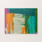 Mehrfarbiges Bild mit frei stehenden Ausdrücken Puzzle (Horizontal)