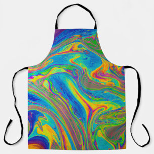 mehrfarbiges Bild Schürze