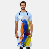 mehrfarbiges Bild Schürze (Getragen)
