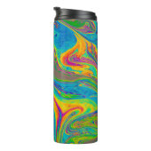 mehrfarbiges Bild Thermosbecher (Nach rechts gedreht)