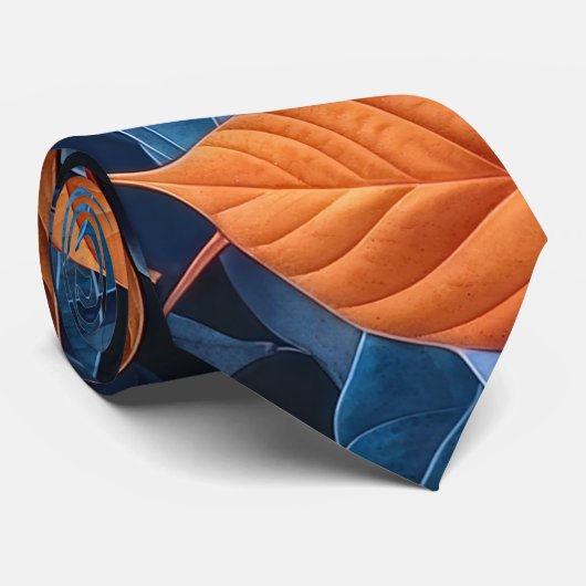 mehrfarbiges Blatt Krawatte (Gerollt)