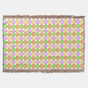 Mehrfarbiges Blumendesign Decke