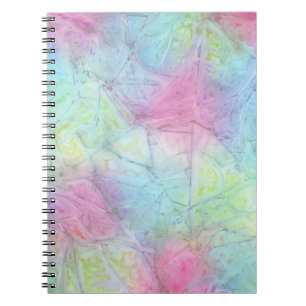 Mehrfarbiges Blur-Spiral-Notebook Notizblock
