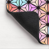 Mehrfarbiges Buntglasfenster Mousepad (Ecke)