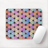 Mehrfarbiges Buntglasfenster Mousepad (Mit Mouse)