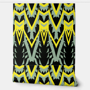 Mehrfarbiges Chevron-Muster "Ratti_Creative_Arts"  Tapete