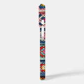 mehrfarbiges Crocheted Granny Square Quilt Case-Mate iPhone Hülle (Rückseite / Links)