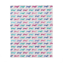 Mehrfarbiges Dackel-Muster