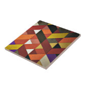 Mehrfarbiges dreieckiges Muster Fliese (Seite)