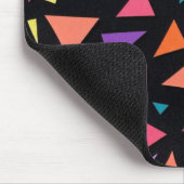 Mehrfarbiges Dreiecks geometrisches Muster Mousepad (Ecke)