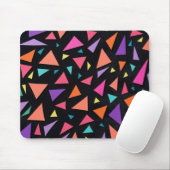 Mehrfarbiges Dreiecks geometrisches Muster Mousepad (Mit Mouse)