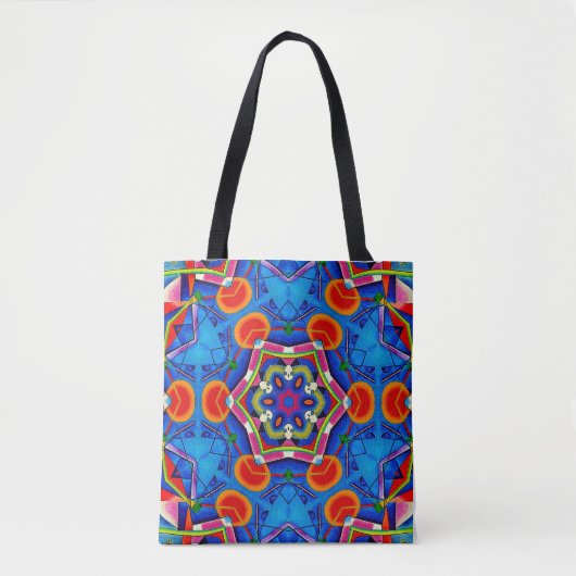 Mehrfarbiges Farböllackkaleidoskop Tasche (Vorderseite)