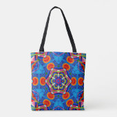 Mehrfarbiges Farböllackkaleidoskop Tasche (Rückseite)