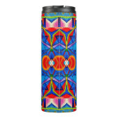 Mehrfarbiges Farböllackkaleidoskop Thermosbecher (Rückseite)