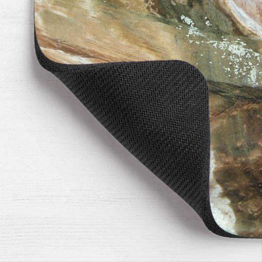 Mehrfarbiges Felsen-Gesicht Mousepad (Ecke)