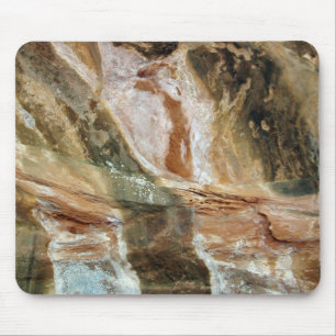 Mehrfarbiges Felsen-Gesicht Mousepad