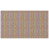 mehrfarbiges Friedenssymbolmuster Tischdecke (Vorderseite (Horizontal))