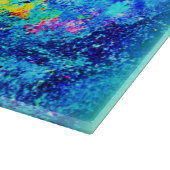 Mehrfarbiges Galaxiedesign. Jetzt kaufen Schneidebrett (Ecke)