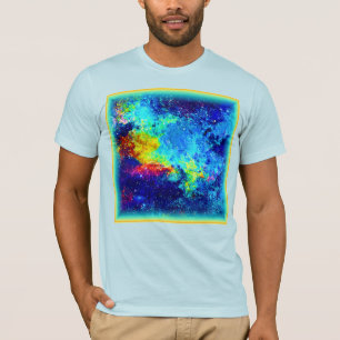 Mehrfarbiges Galaxiedesign. Jetzt kaufen T-Shirt