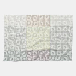 "Mehrfarbiges geometrisches Design" Küchentuch