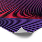 mehrfarbiges geometrisches Drucken Poster (Ecke)