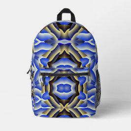 Mehrfarbiges geometrisches Muster-Rucksack-Design Bedruckter Rucksack