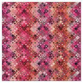 mehrfarbiges geometrisches Muster Stoff (Nahaufnahme)