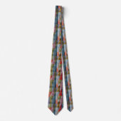 Mehrfarbiges geometrisches Neck Tie Krawatte (Vorderseite)