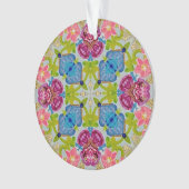 Mehrfarbiges Glas - Acryldekor Ornament (Vorderseite)