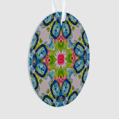 Mehrfarbiges Glas - Acryldekor Ornament (Vorderseite)