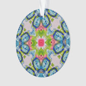 Mehrfarbiges Glas - Acryldekor Ornament (Vorderseite)