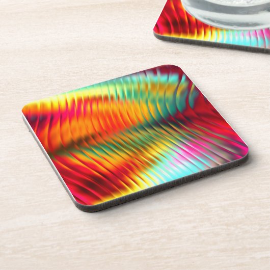 Mehrfarbiges Glas Getränkeuntersetzer (Linke Seite)