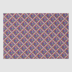 Mehrfarbiges Glaskunstdesign Seidenpapier