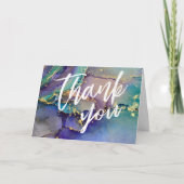 Mehrfarbiges Gold Liquid Abstrakt Art Lässig Hand Karte (Vorderseite)