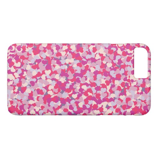 Mehrfarbiges Herz Confetti2 Case-Mate iPhone Hülle (Rückseite (Horizontal))
