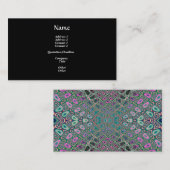 Mehrfarbiges Hologramm-Schmetterlings-Fraktal Visitenkarte (Vorne/Hinten)