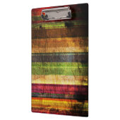 Mehrfarbiges hölzernes Muster Klemmbrett (Links)